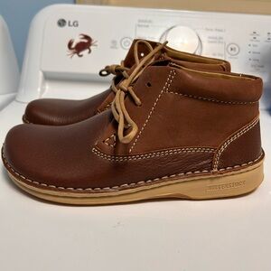 Birkenstock  Brown Leather Shoes